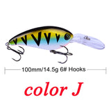 Crankbait Minnow Fishing Lures artificial Hard Bait Pike/Bass