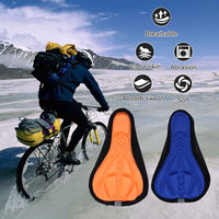 Bicycle Seat Cover Sponge Pad Cushion Breathable Saddle Seat