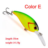 Crankbait Minnow Fishing Lures artificial Hard Bait Pike/Bass