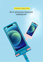 Cell Phone Case Drop resistant 30m Waterproof Box Phones equal or Under 6.9 Inches Remove original case