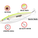 Fishing lure 1pcs 18cm(7.2 inch) 24g Minnow salt/fresh water lure