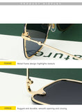 Sunglasses Women Fashion Oversize Rimless Square Bee UV400