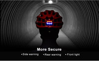 Bike Helmet ROCKBROS Bicycle Light Helmet Waterproof USB Charge Cycling Helmet