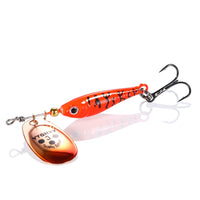 Fishing Lure Spinner Spoon 1PCS Rotating Vibration Bait Fishing 11g15g 20g