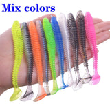 Fishing Soft Lures Silicone Bait 9.5cm 7cm 5cm