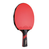 Table Tennis Ping Pong Racket Short Long Handle Carbon Blade Rubber With Case