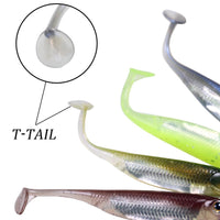 Fishing Lures 6pcs Soft Shad Swimbaits