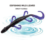 Fishing Lures Wild Lizard 140mm 6pcs Silicone