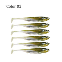 Fishing Lures 6pcs Soft Shad Swimbaits