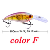 Crankbait Minnow Fishing Lures artificial Hard Bait Pike/Bass