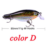 Crankbait Minnow Fishing Lures artificial Hard Bait Pike/Bass