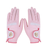 Golf Gloves 1 Pair Ladies  Outdoor Breathable Soft Anti Slip Gloves