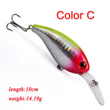 Crankbait Minnow Fishing Lures artificial Hard Bait Pike/Bass