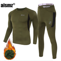 Thermal Underwear Base Layer Fleece Compression Quick Drying Sets