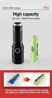 Flashlight Powerful Led High Power Torch light Rechargeable Tactical flashlight USB Camping Lamp