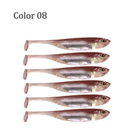 Fishing Lures 6pcs Soft Shad Swimbaits