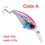 Crankbait Minnow Fishing Lures artificial Hard Bait Pike/Bass