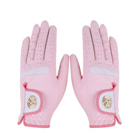 Golf Gloves 1 Pair Ladies  Outdoor Breathable Soft Anti Slip Gloves