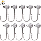 Fishing Jig Head Hook 10pcs/lot 1g-20g All size Round Ball