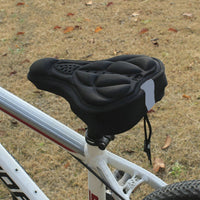 Bicycle Seat Cover Sponge Pad Cushion Breathable Saddle Seat