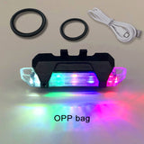 Bicycle Light LED Rear Waterproof USB Style Rechargeable or Battery Style