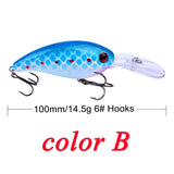 Crankbait Minnow Fishing Lures artificial Hard Bait Pike/Bass