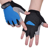 Cycling Anti-slip Anti-sweat Men Women Half Finger Gloves Breathable Anti-shock 1pair