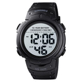 Watch Outdoor Sport 100M Waterproof Digital Led Light Stopwatch