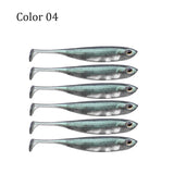 Fishing Lures 6pcs Soft Shad Swimbaits