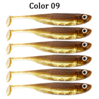 Fishing Lures 6pcs Soft Shad Swimbaits