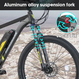 Bicycle Electric Hiland 36V/350W, 21speed 26/27.5/29 Inch Tire Suspension Fork Electric Bicycle Aluminous Alloy Frame