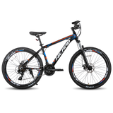 Mountain Bike Hiland 26/27.5 inch ; 24 Speeds Shimano Drive Train, Lock Out Suspension Fork, Aluminum Frame with Disc Brake Men/Women