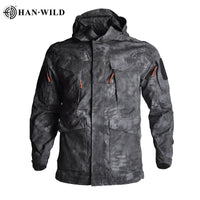 Jacket Men's Camouflage Waterproof tactical with Hood Working Clothing Outdoor