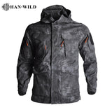 Jacket Men's Camouflage Waterproof tactical with Hood Working Clothing Outdoor