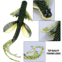 Fishing Lure 2pcs/lot Lifelike Soft Rubber Bait Saltwater/Freshwater