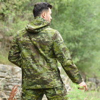 Jacket Men's Camouflage Waterproof tactical with Hood Working Clothing Outdoor