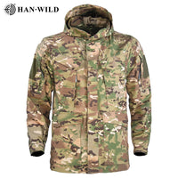 Jacket Men's Camouflage Waterproof tactical with Hood Working Clothing Outdoor