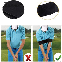 Golf Swing Trainer Arm Belt Alignment Training Aid