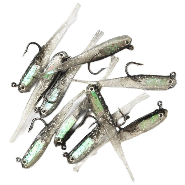 Fishing Lure Shad Tail 3pc 75mm With Or Without Hook