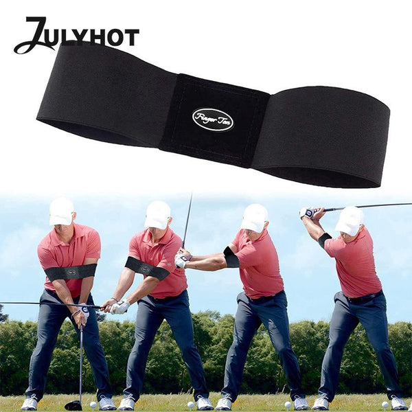 Golf Swing Trainer Arm Belt Alignment Training Aid