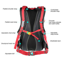 Backpack Hiking 40/50/60L Large Capacity Waterproof Unisex