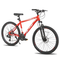 Mountain Bike Hiland 26/27.5 inch ; 24 Speeds Shimano Drive Train, Lock Out Suspension Fork, Aluminum Frame with Disc Brake Men/Women