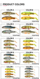 Fishing Lure Swimbait 65mm/85mm/105mm(4.2in)/120mm(4.8in) Freshwater/Saltwater 4pcs 3g/6.5cm 4pcs 6.2g/8.5cm 3pcs 11g/10.5cm 2pcs 18.4g/12cm