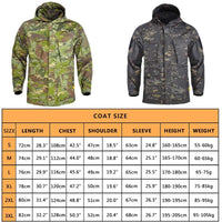 Jacket Men's Camouflage Waterproof tactical with Hood Working Clothing Outdoor