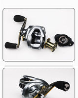 Fishing Reel 7.6:1/6.5:1 Gear Ratio Metal Spool Advanced Bait casting Magnetic Brake System