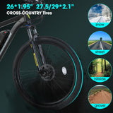 Bicycle Electric Hiland 36V/350W, 21speed 26/27.5/29 Inch Tire Suspension Fork Electric Bicycle Aluminous Alloy Frame