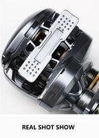 Fishing Reel 7.6:1/6.5:1 Gear Ratio Metal Spool Advanced Bait casting Magnetic Brake System