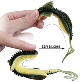 Fishing Lure 2pcs/lot Lifelike Soft Rubber Bait Saltwater/Freshwater