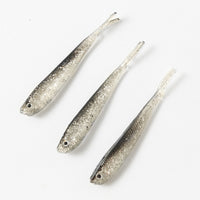 Fishing Lure Shad Tail 3pc 75mm With Or Without Hook