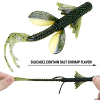 Fishing Lure 2pcs/lot Lifelike Soft Rubber Bait Saltwater/Freshwater